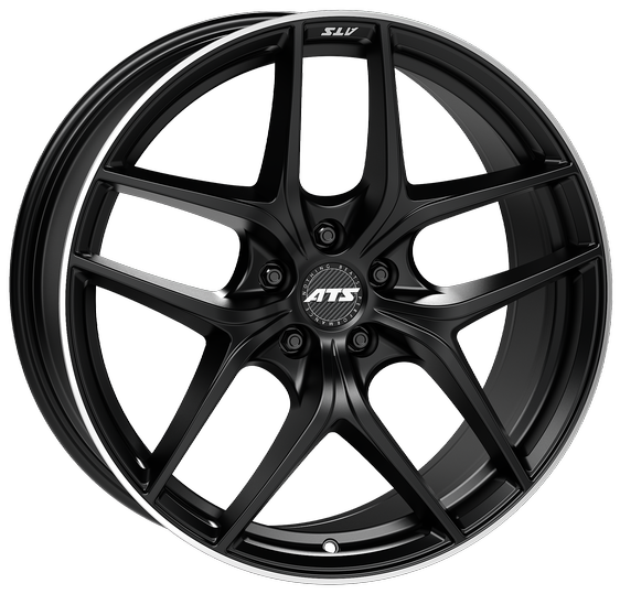 ATS WHEELS COMPETITION2 zwart rand gepolijst