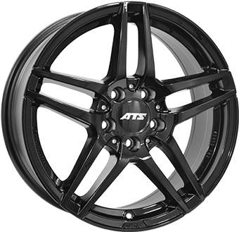 ATS WHEELS MIZAR zwart glanzend