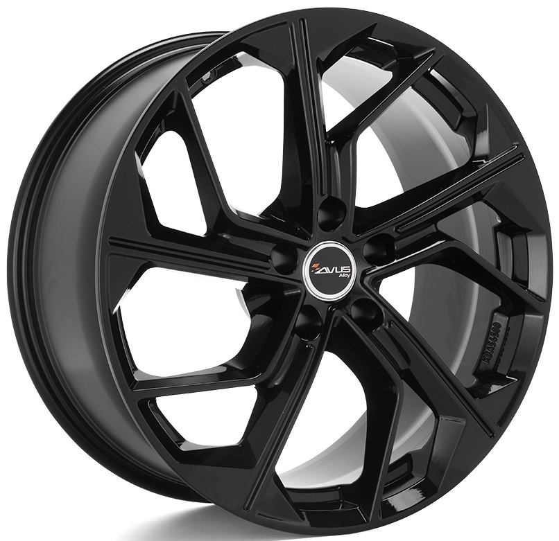 AVUS AC-522 zwart glanzend