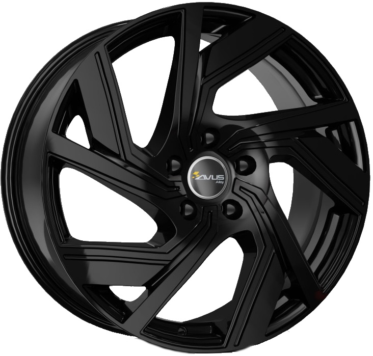 AVUS AC-521 zwart glanzend