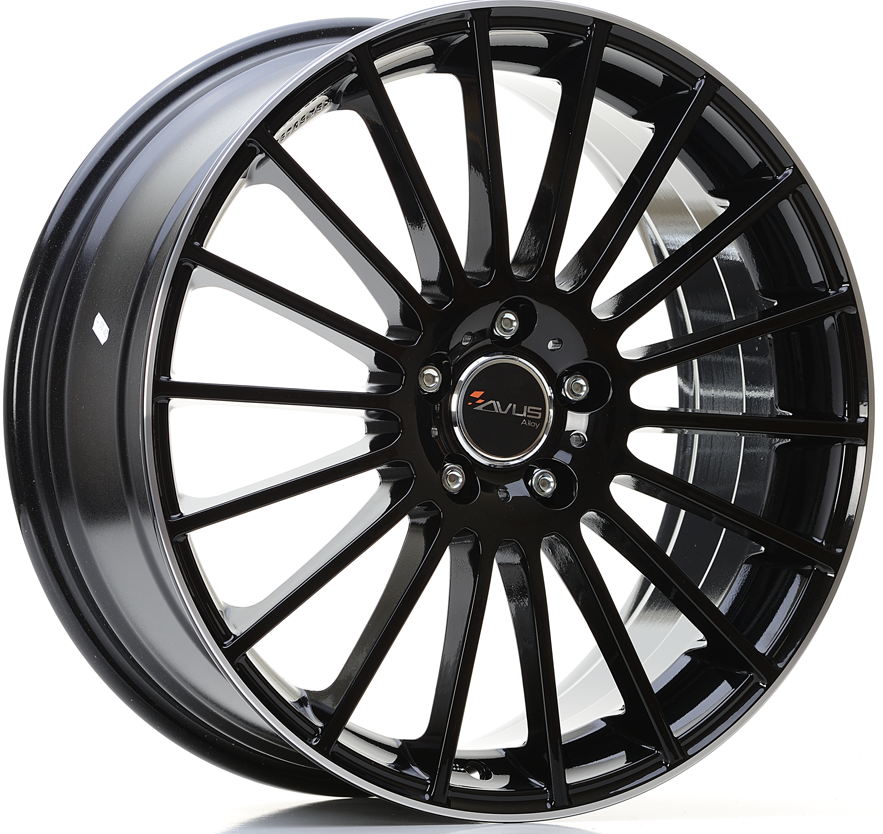 AVUS AC-M03 zwart rand gepolijst