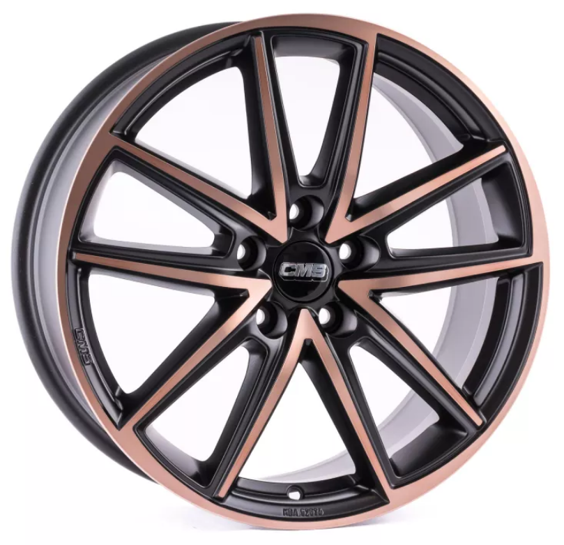 CMS WHEELS C30 zwart mat koper