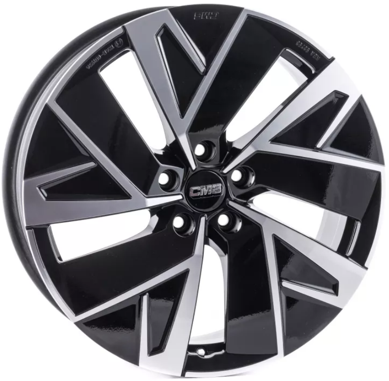 CMS WHEELS C32 AERO zwart gepolijst