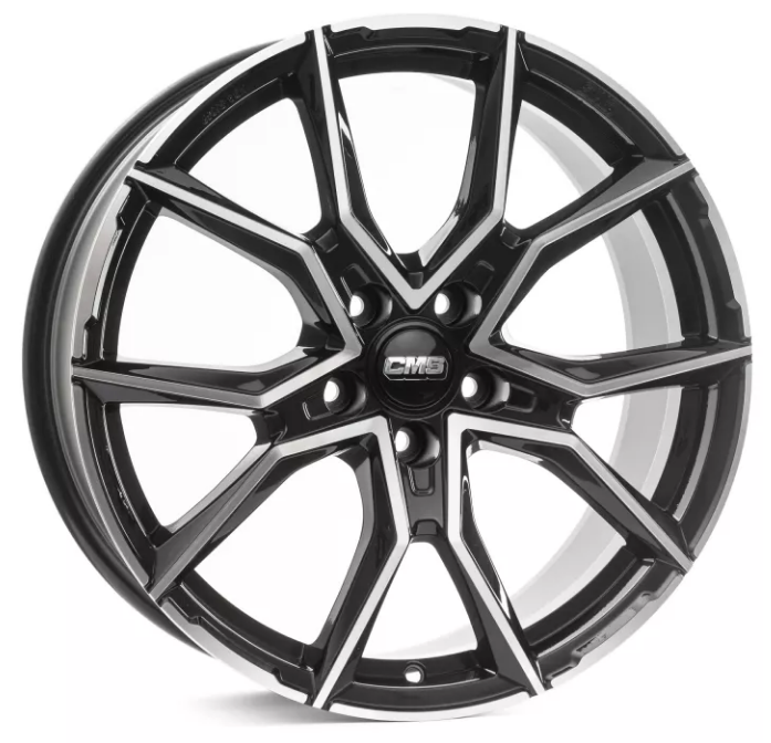 CMS WHEELS C33 zwart gepolijst