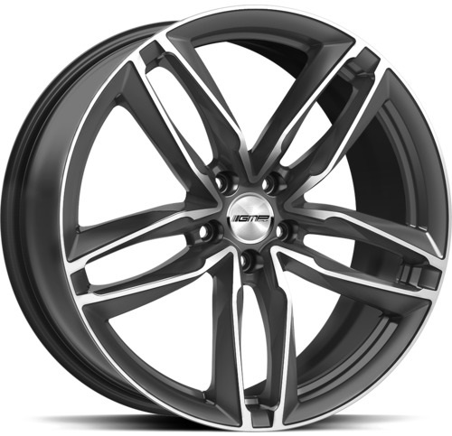 GMP WHEELS ATOM antraciet gepolijst