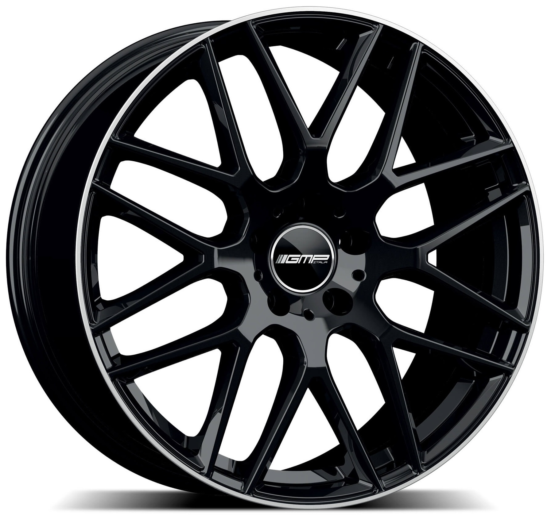 GMP WHEELS BERGHEM zwart gepolijst