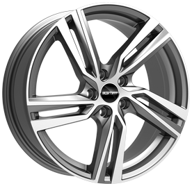 GMP WHEELS ARCAN antraciet gepolijst