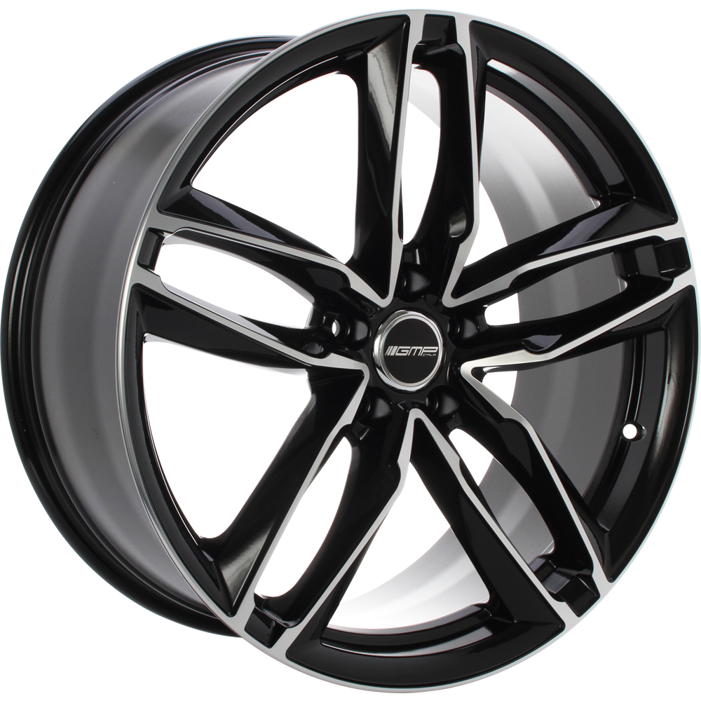 GMP WHEELS ATOM zwart gepolijst