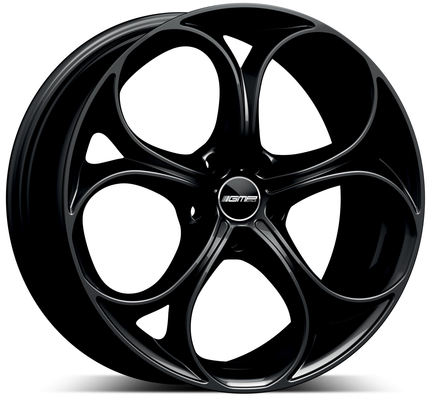 GMP WHEELS DRAKE zwart glanzend