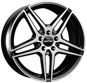 GMP WHEELS MYTHOS zwart gepolijst