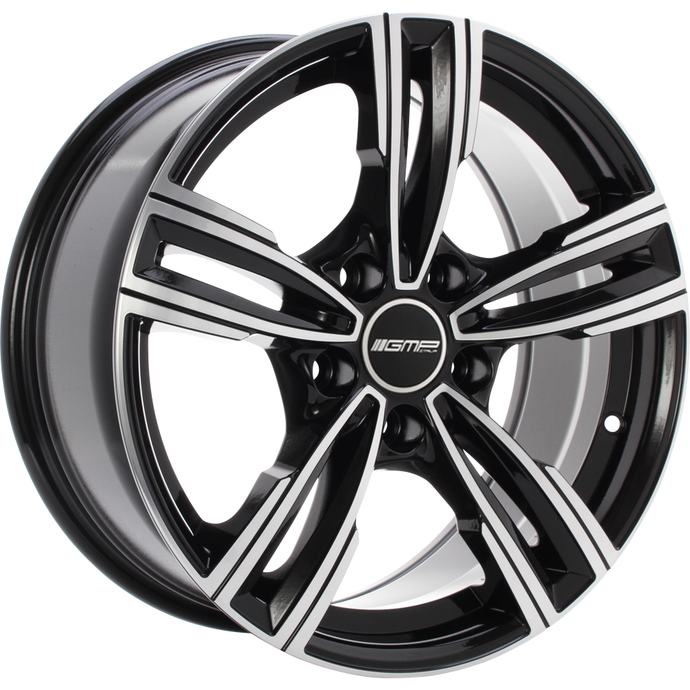 GMP WHEELS REVEN zwart gepolijst