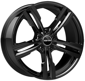 GMP WHEELS REVEN zwart glanzend