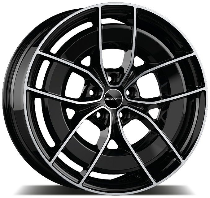 GMP WHEELS ENERGIA zwart gepolijst