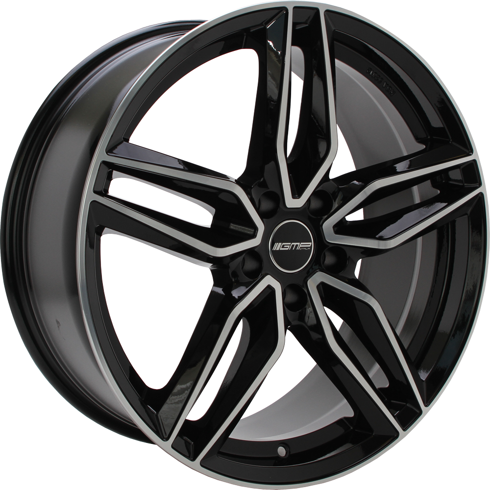 GMP WHEELS FASTEN zwart gepolijst