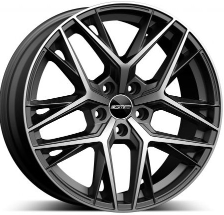 GMP WHEELS LUNICA ant mat gepolijst