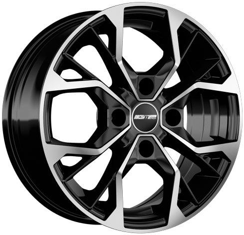 GMP WHEELS MATISSE zwart gepolijst