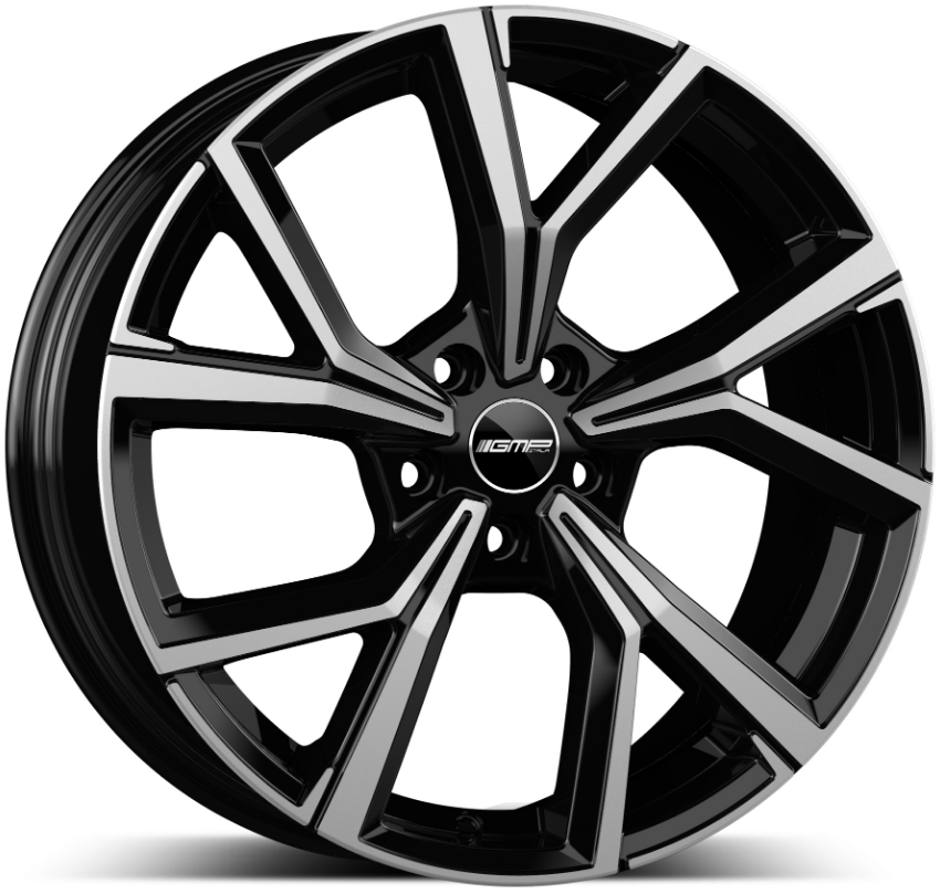 GMP WHEELS MENTOR zwart gepolijst