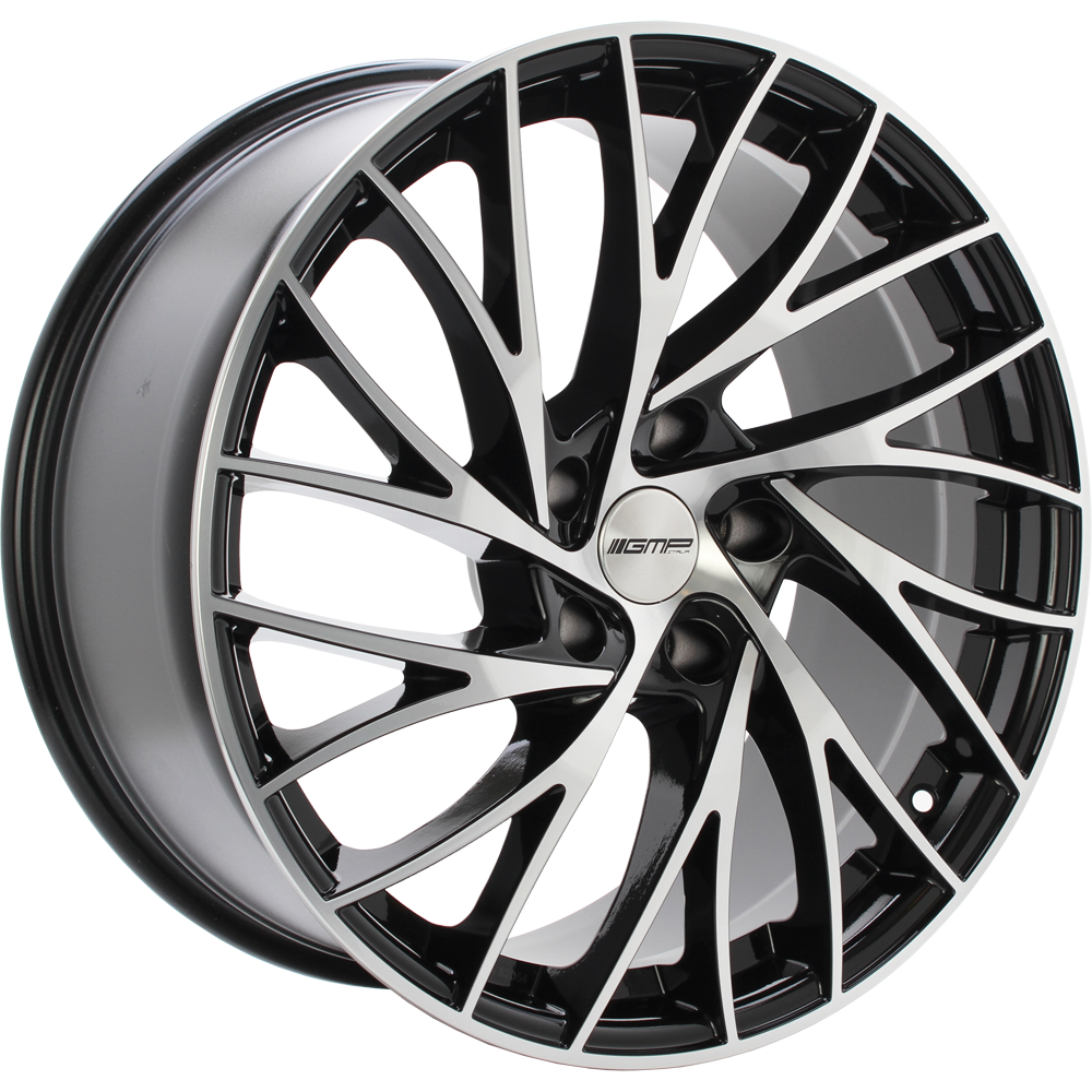 GMP WHEELS ENIGMA zwart gepolijst