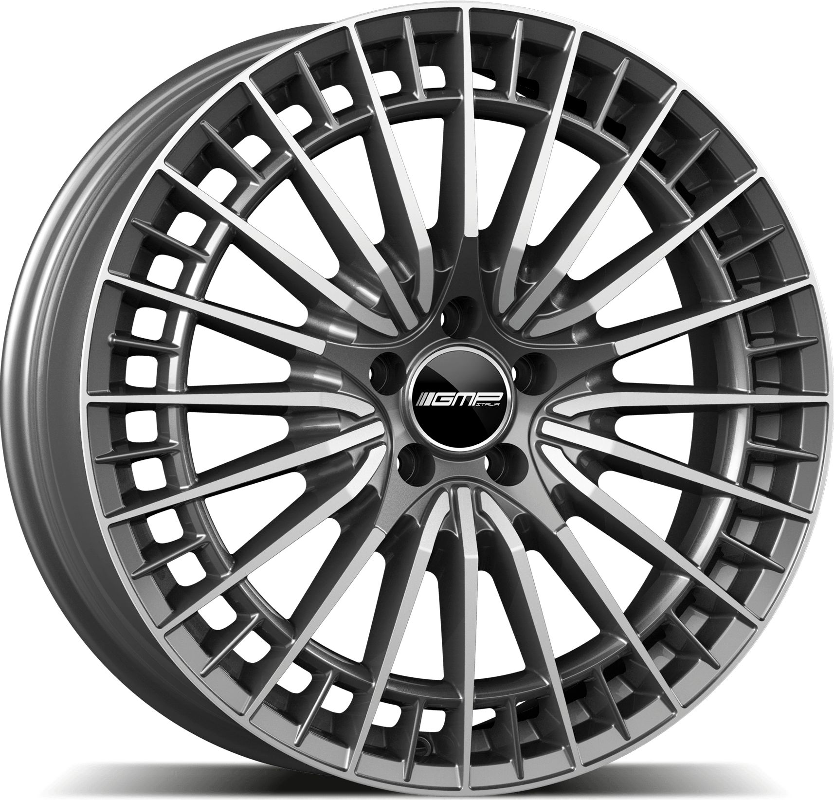 GMP WHEELS QSTAR antraciet gepolijst