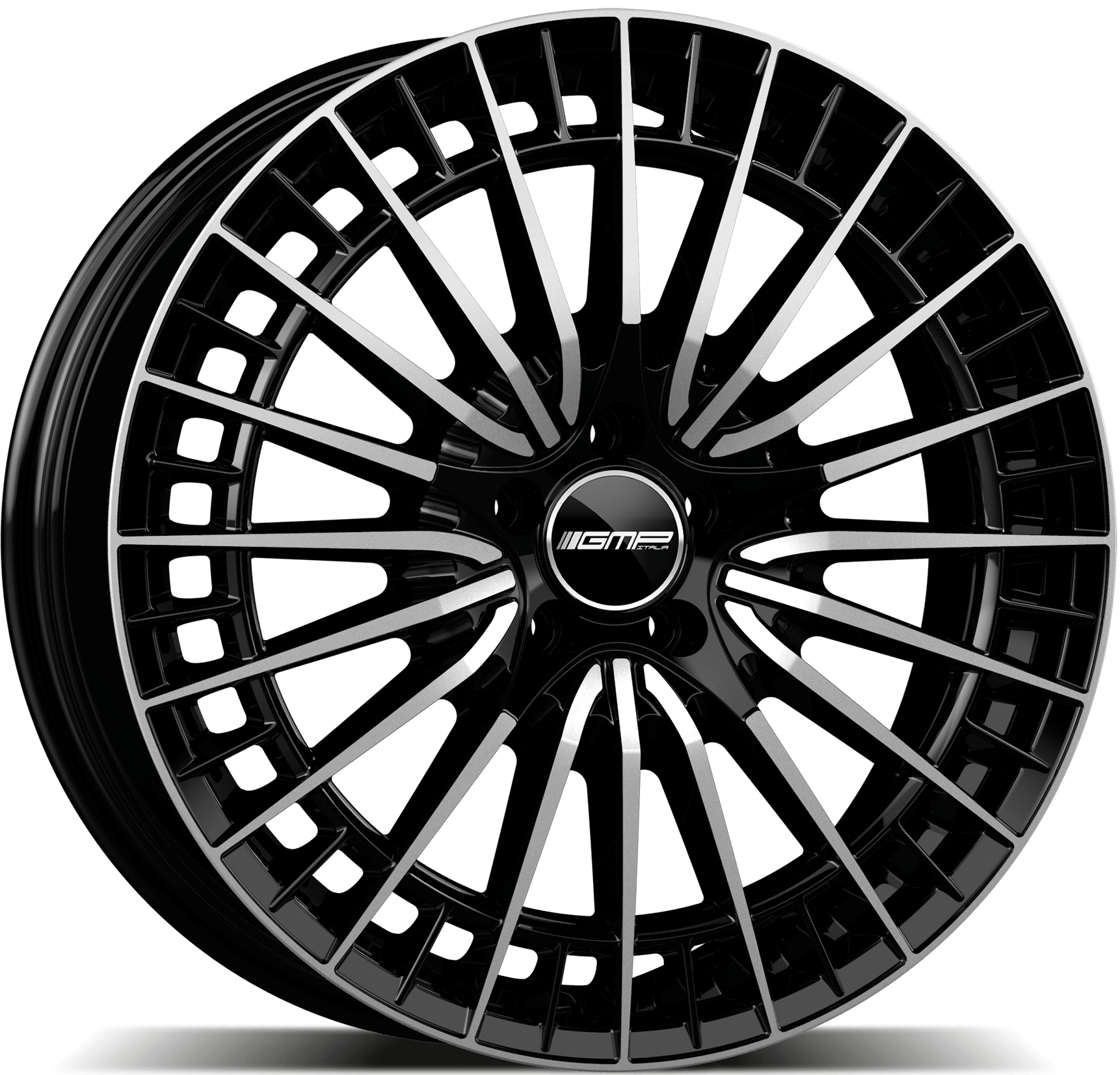 GMP WHEELS QSTAR zwart gepolijst