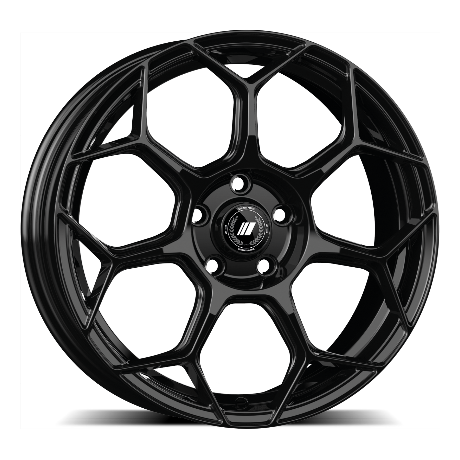 GMP WHEELS RACEWAY zwart glanzend