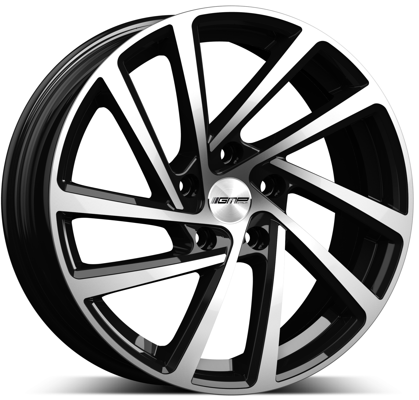 GMP WHEELS WONDER zwart gepolijst