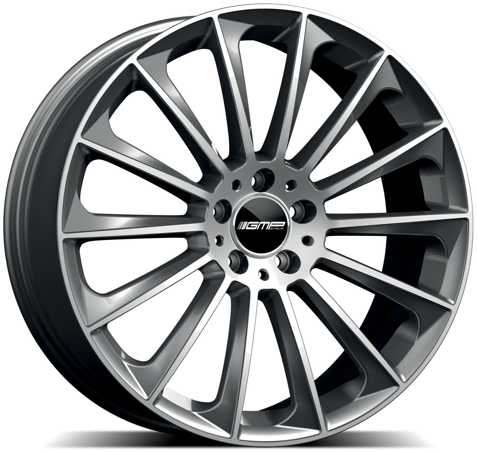 GMP WHEELS STELLAR antraciet gepolijst