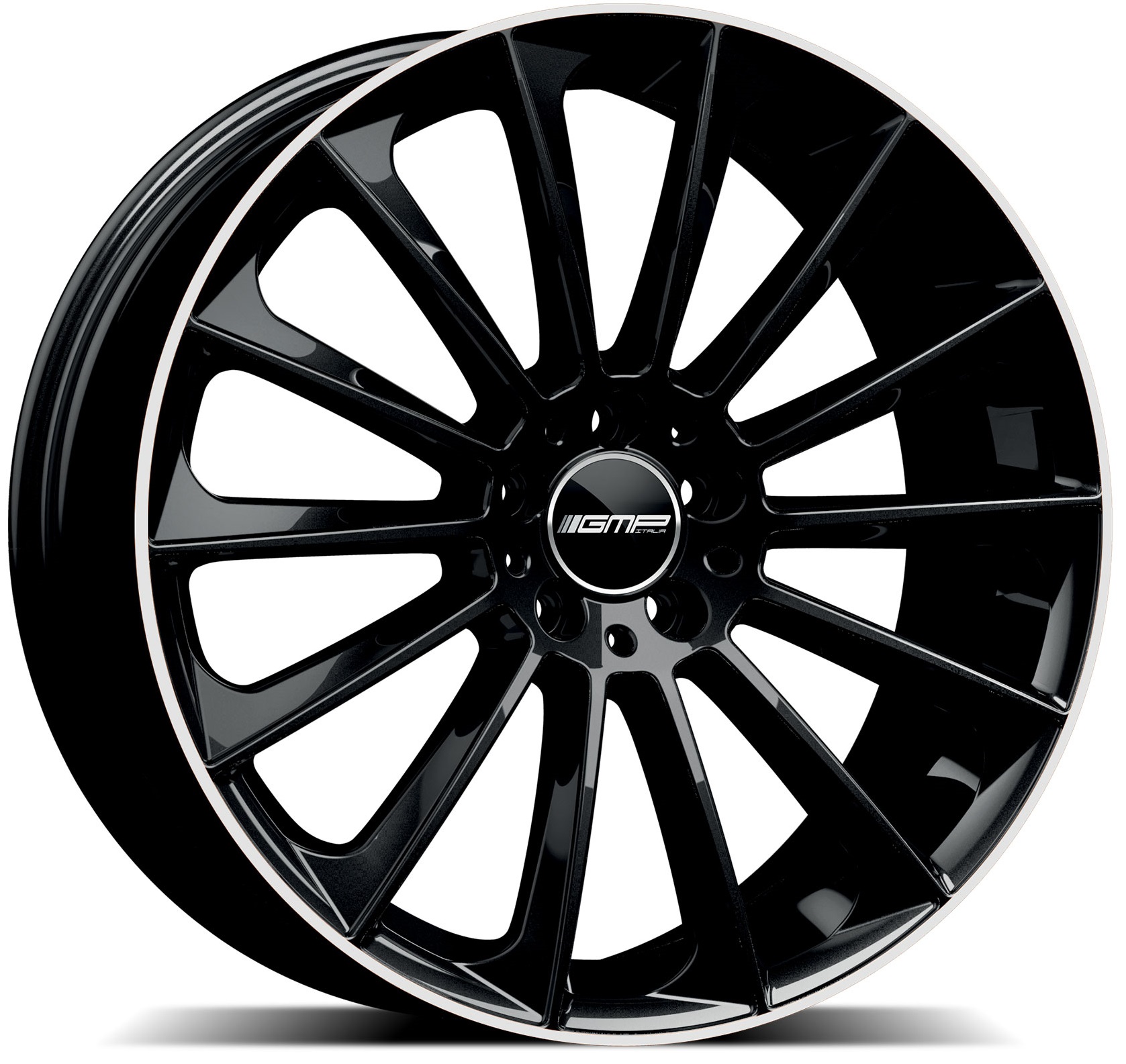 GMP WHEELS STELLAR zwart rand gepolijst