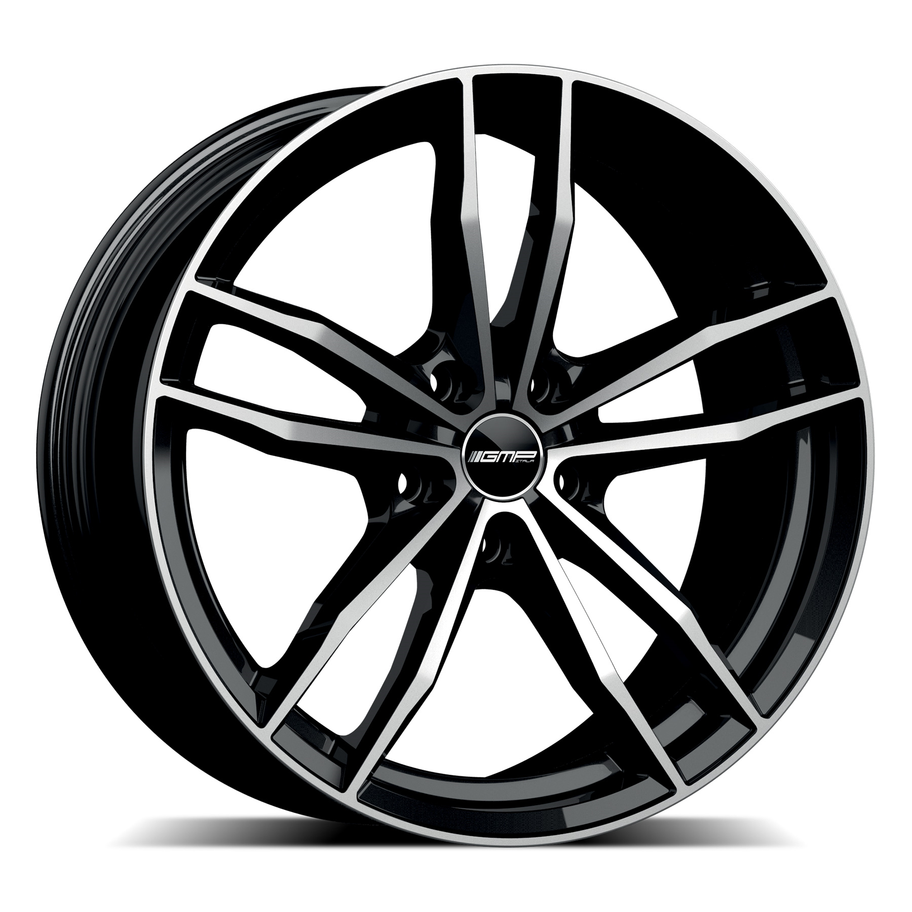 GMP WHEELS SWAN zwart gepolijst