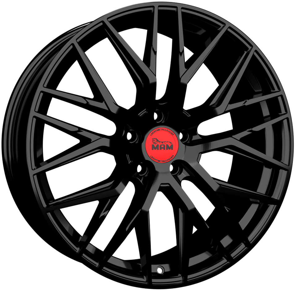 MAM RS4 zwart glanzend