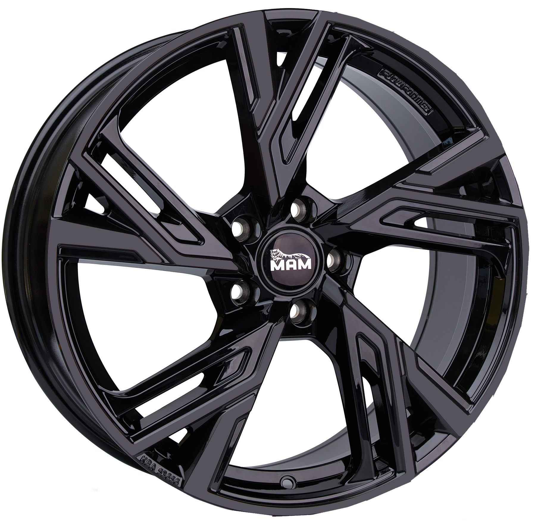 MAM RS5 zwart glanzend