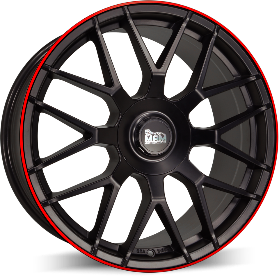 MAM GT1 zwart rood