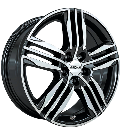 RONAL R57 zwart gepolijst