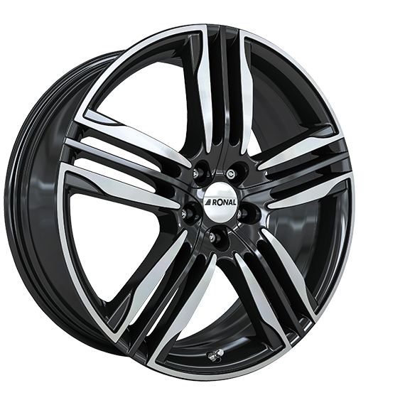 RONAL R58 zwart gepolijst