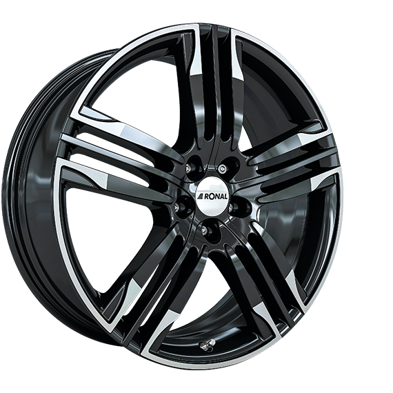 RONAL R58 zwart gepolijst