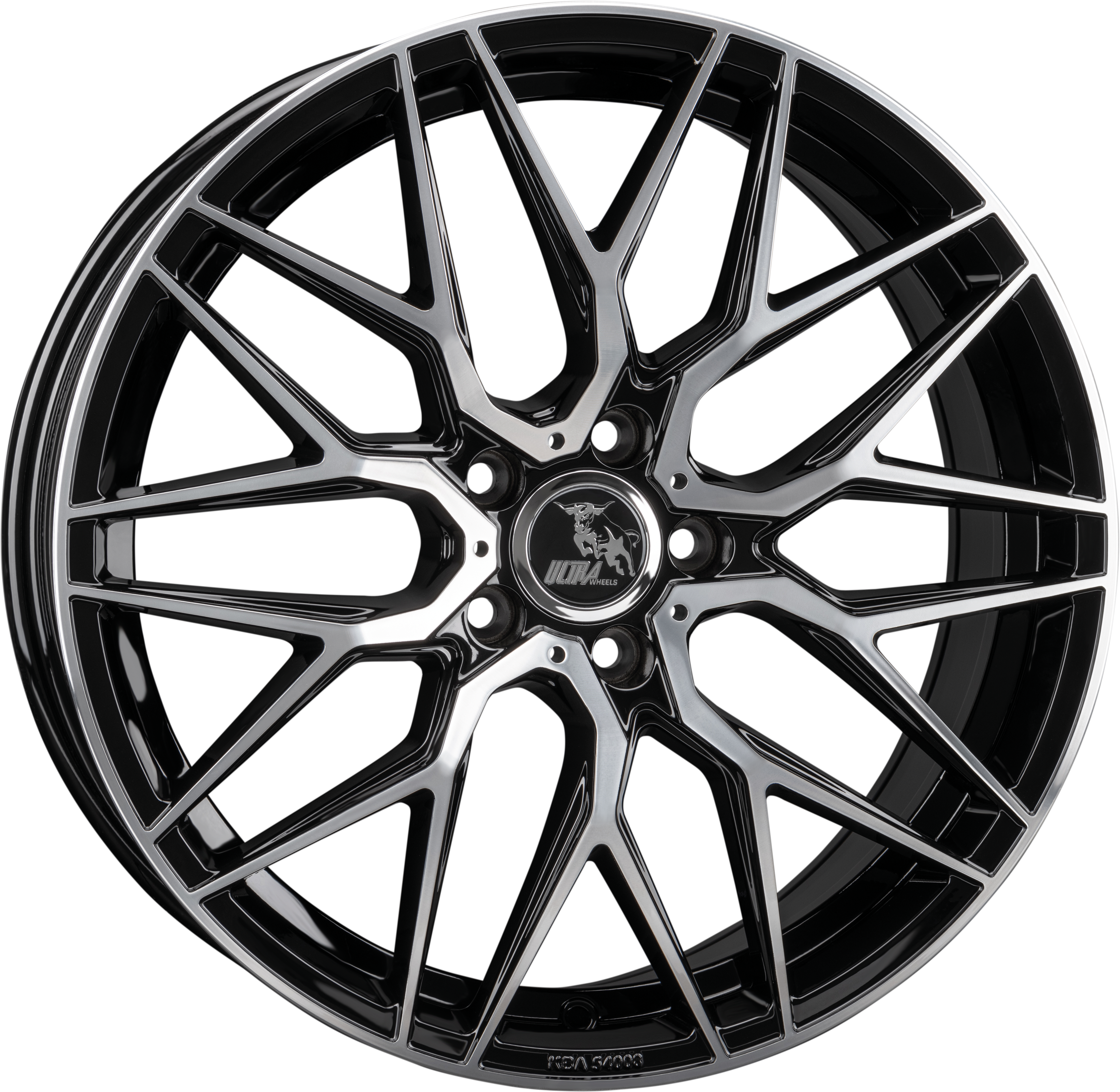 ULTRA WHEELS RACE EVO zwart gepolijst