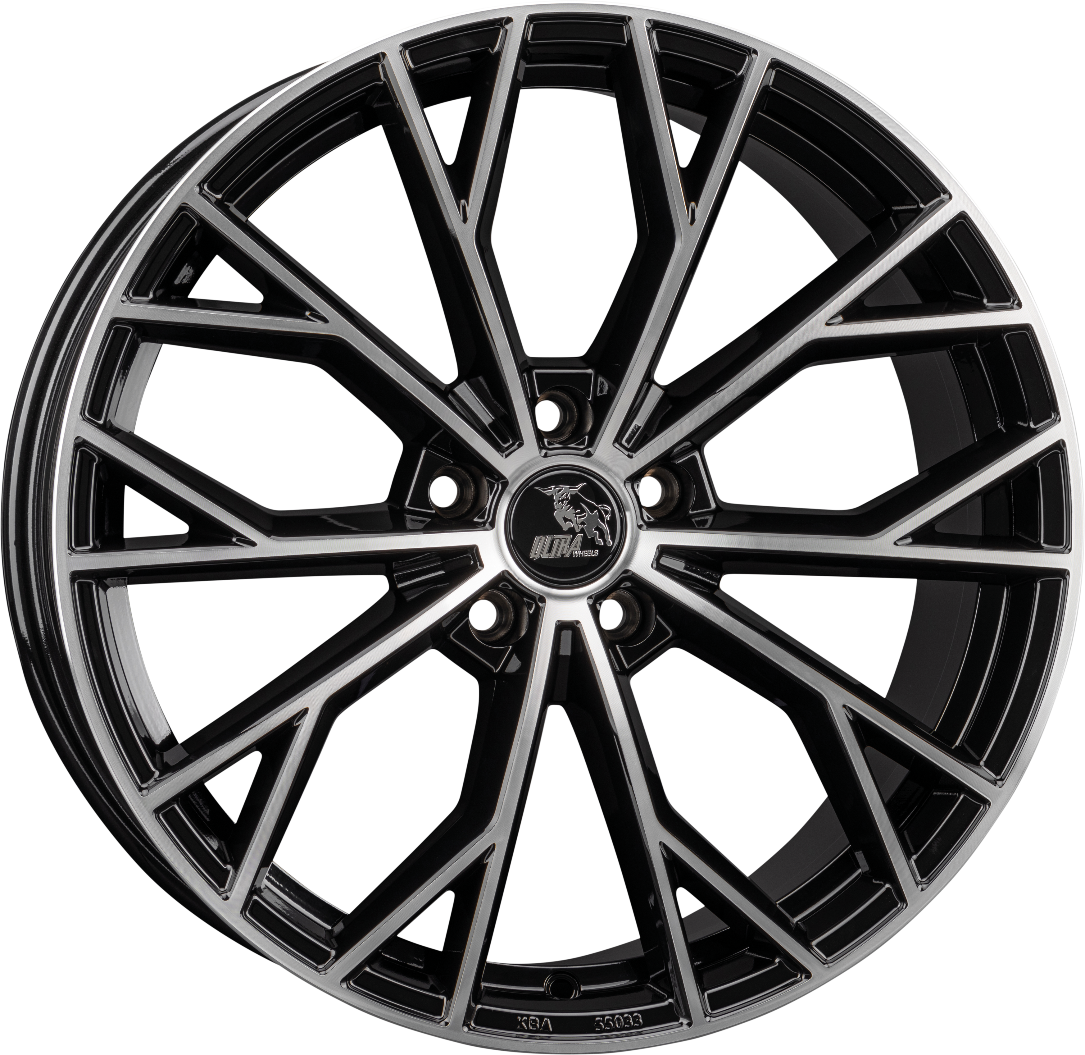 ULTRA WHEELS RS EVO zwart gepolijst