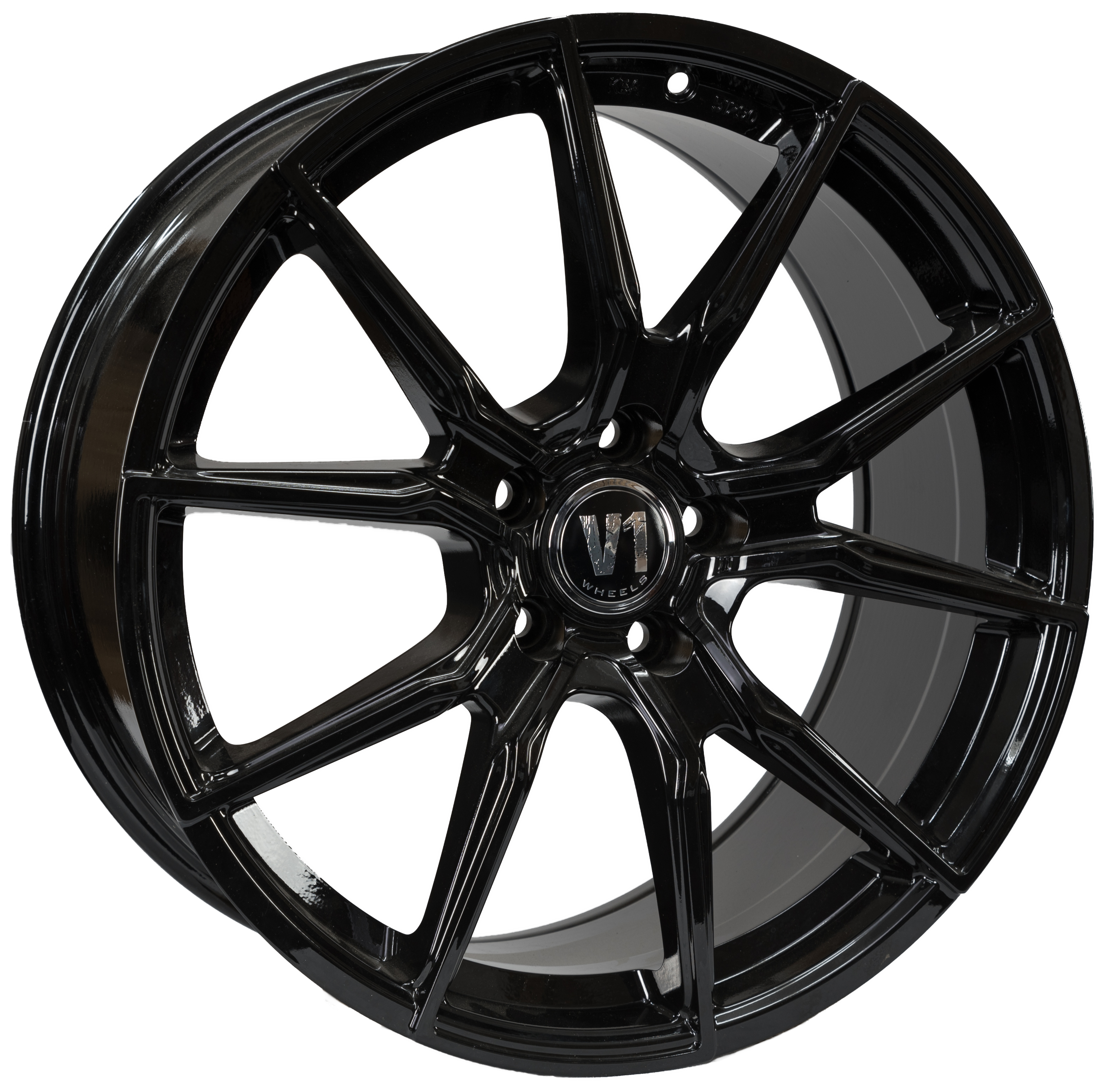 V1 WHEELS V1 zwart glanzend