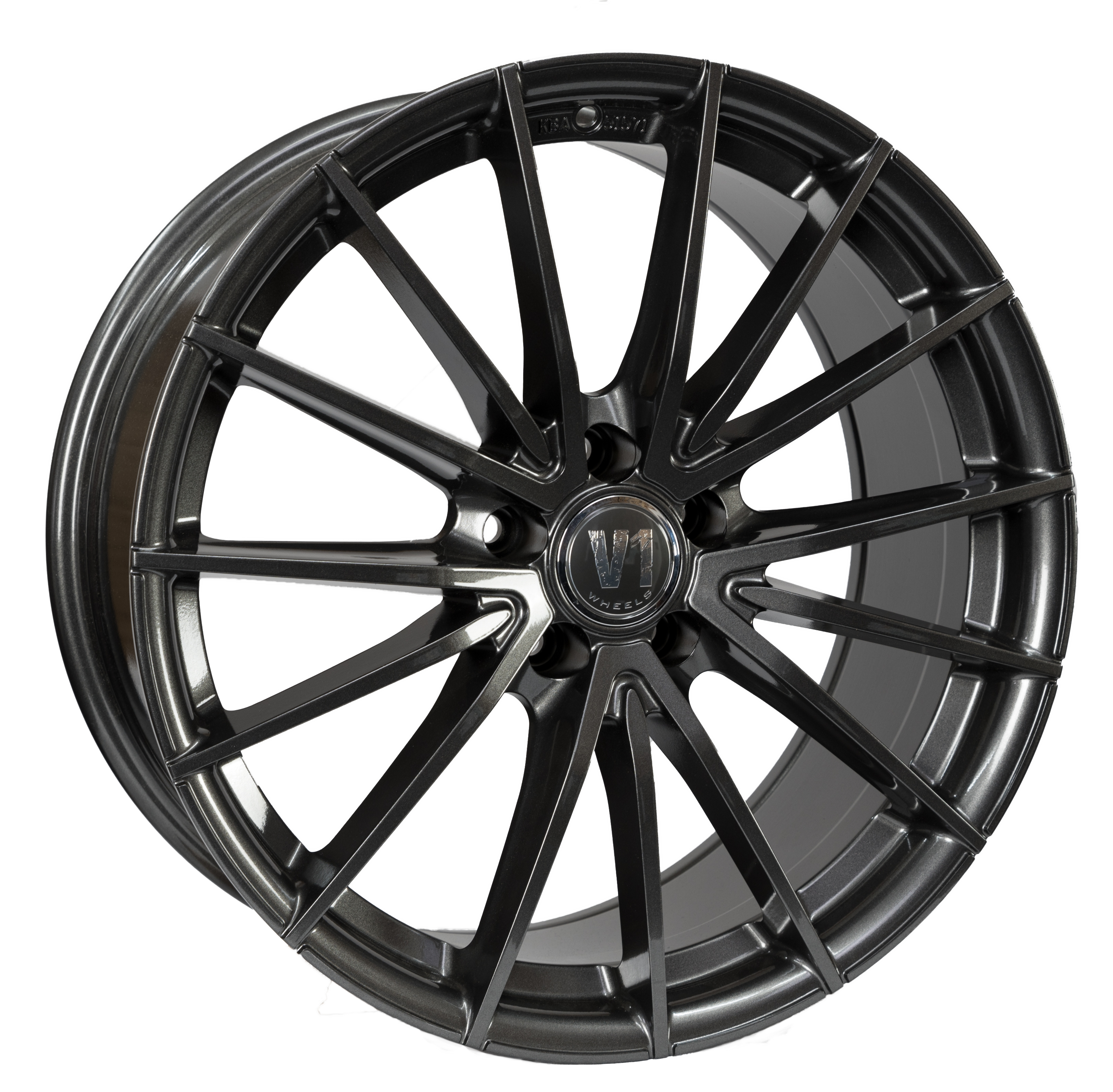 V1 WHEELS V2 antraciet glanzend