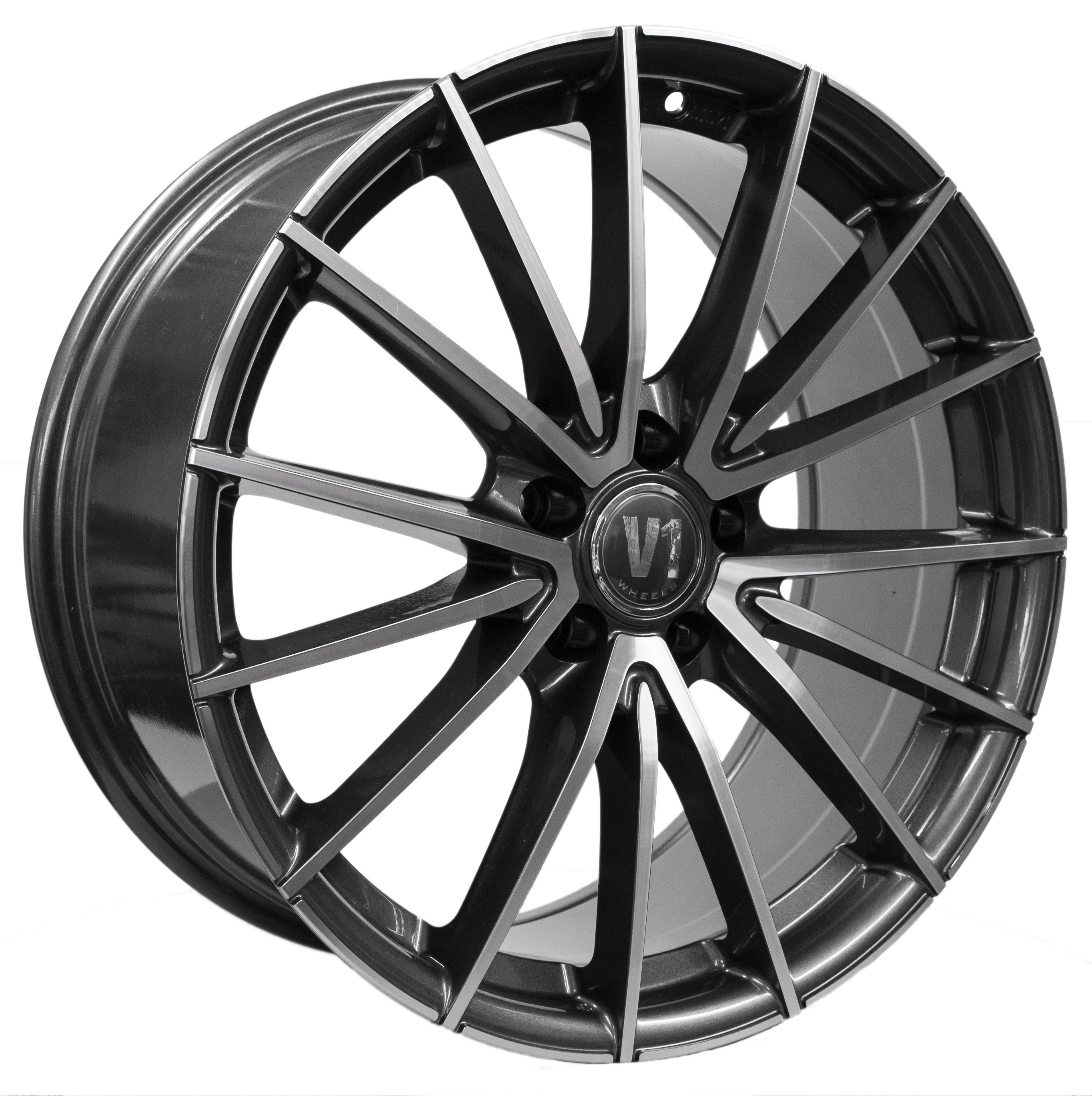 V1 WHEELS V2 antraciet gepolijst