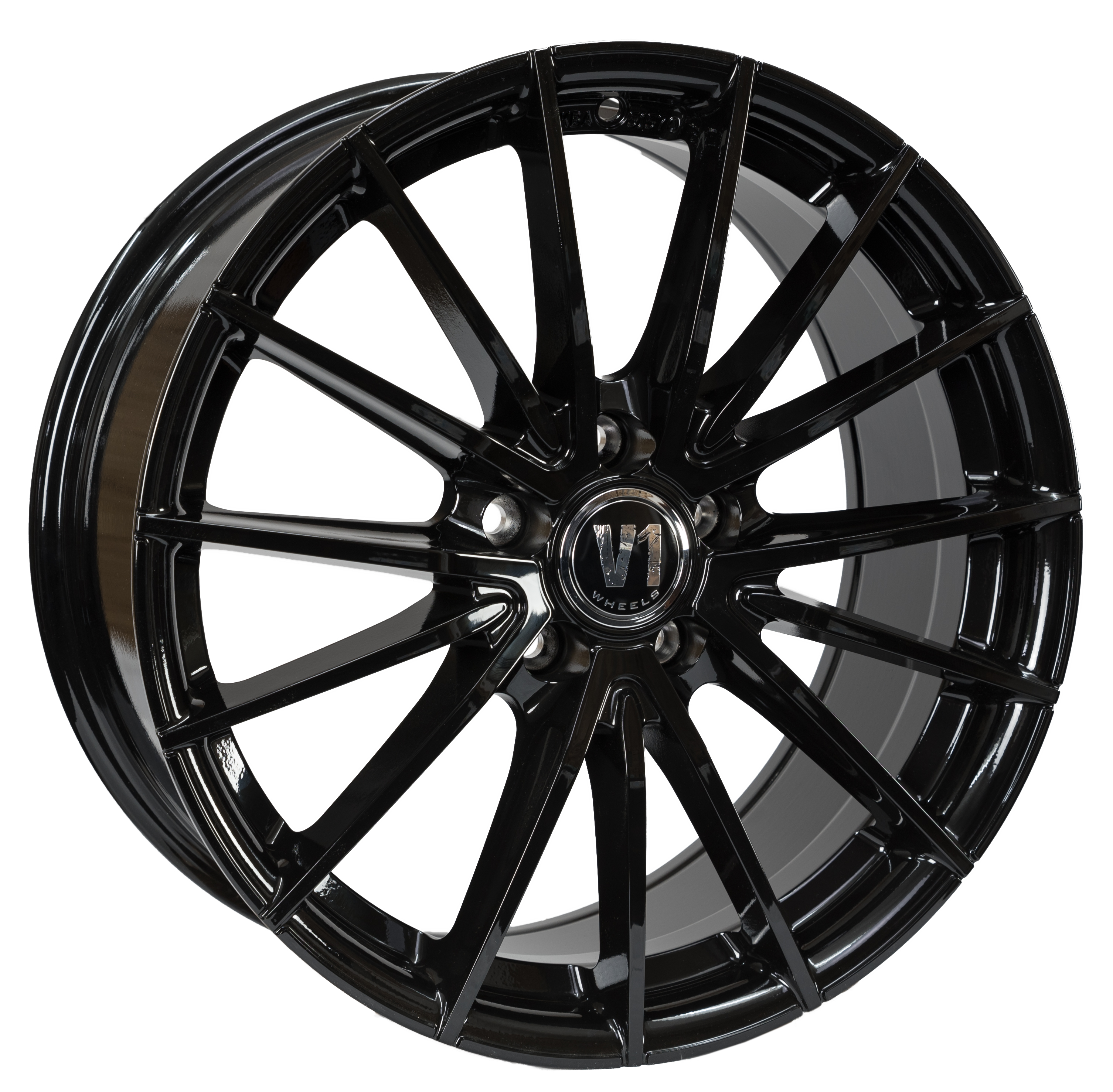 V1 WHEELS V2 zwart glanzend