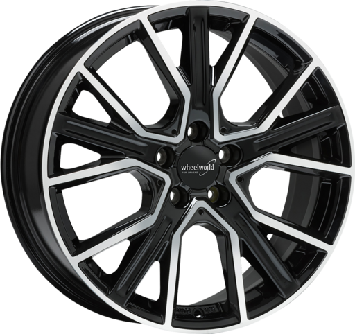 WHEELWORLD WH34 zwart gepolijst