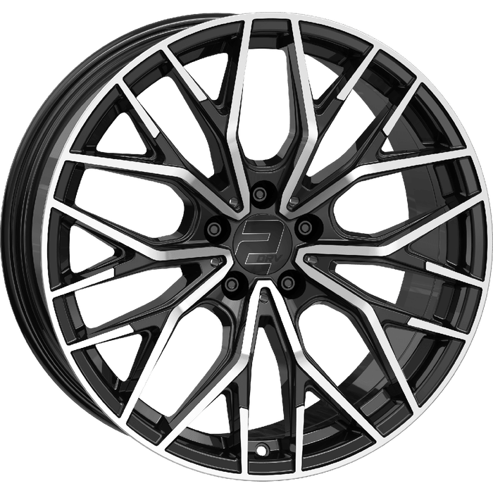 WHEELWORLD WH37 zwart gepolijst