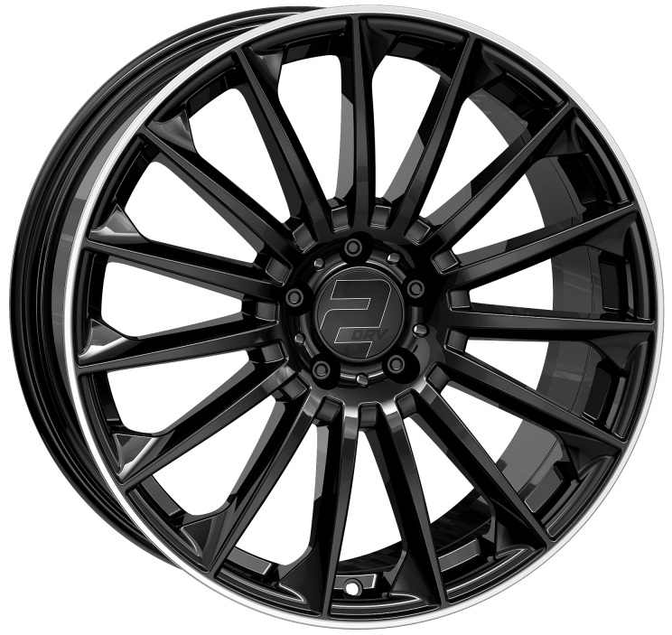 WHEELWORLD WH39 zwart gepolijst