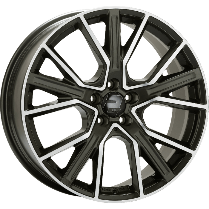 WHEELWORLD WH34 antraciet gepolijst