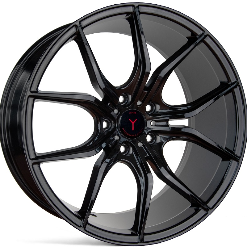 YANAR WHEELS Y-NL17 zwart glanzend